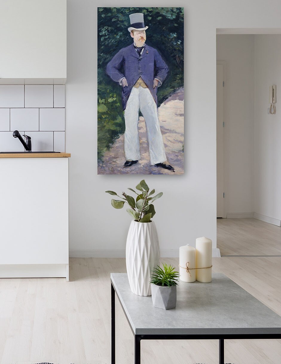 Cuadro decorativo Retrato Del Señor Brun técnica mixta Gente 4