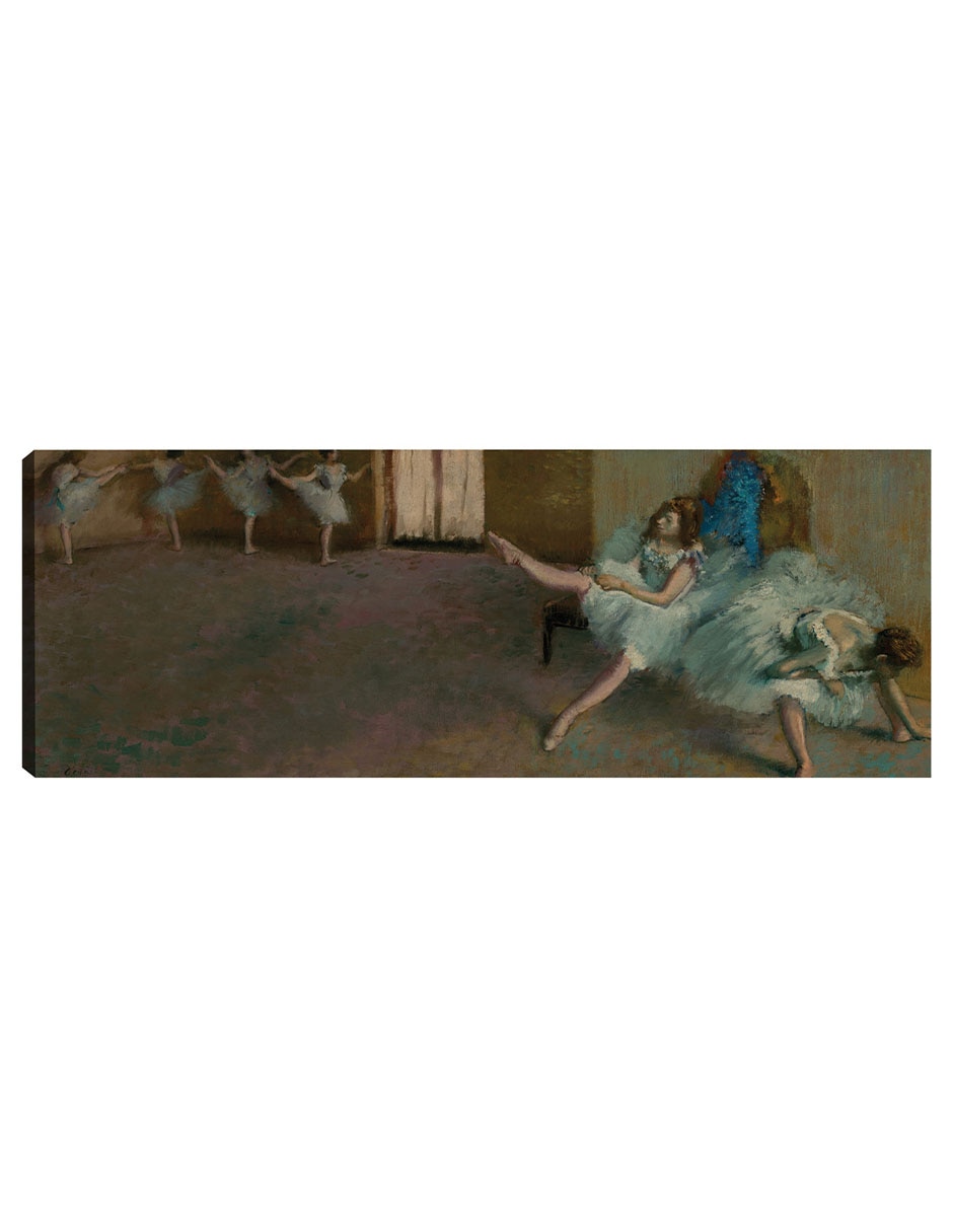 Cuadro decorativo Antes del ballet (c.1890/1982) técnica mixta Gente 1