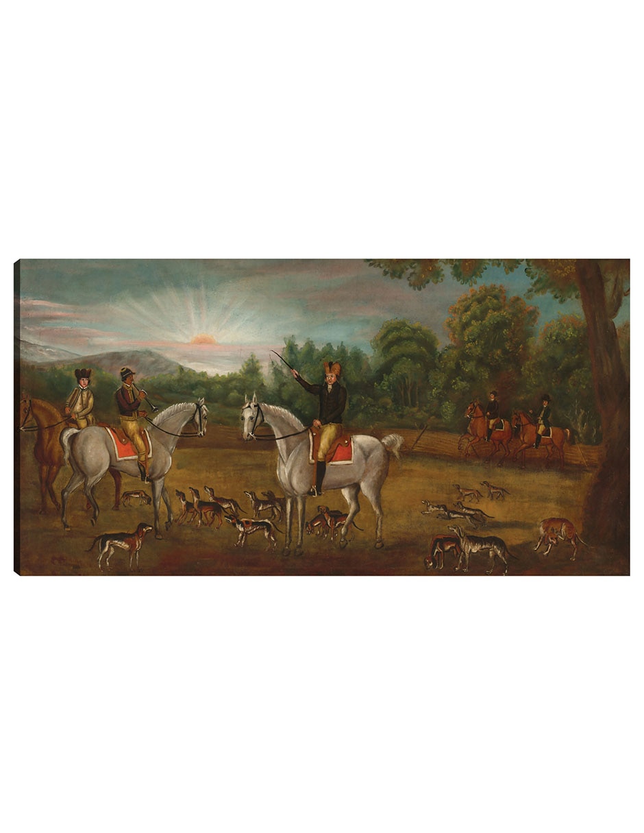 Cuadro decorativo El Inicio De La Caza, C. 1800 técnica mixta Gente Cuadro decorativo El Inicio De La Caza, C. 1800 técnica mixta Gente