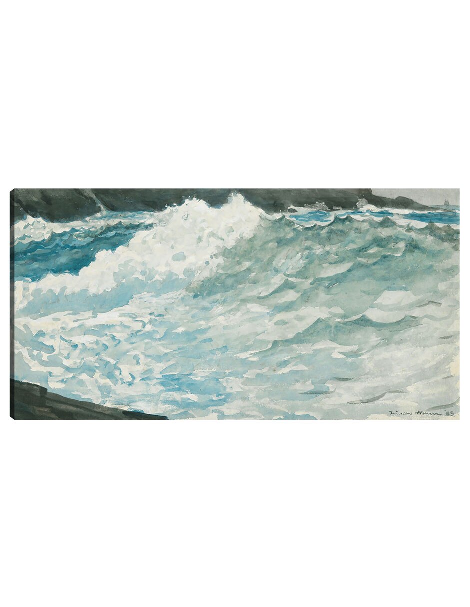 Cuadro decorativo Surf, Cuello De Prout (1883) técnica mixta Océanos Cuadro decorativo Surf, Cuello De Prout (1883) técnica mixta Océanos