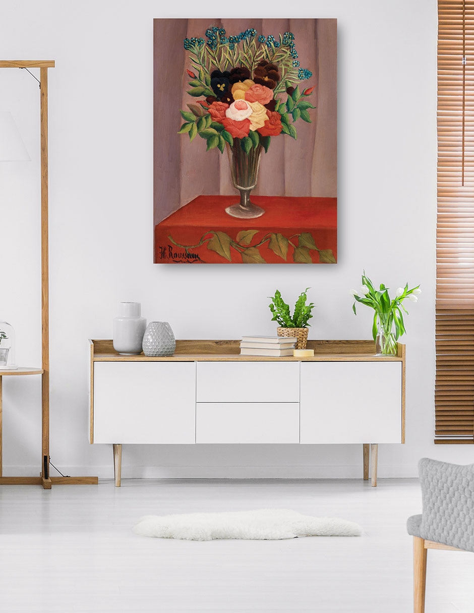 Cuadro decorativo Ramo de flores (Bouquet de fleurs) mixta Floreros 3