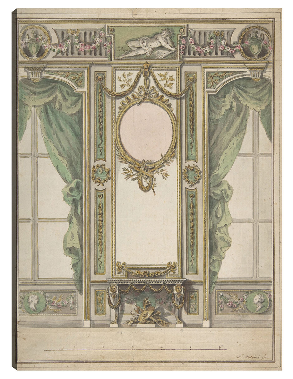 Cuadro decorativo Diseño Del Interior De Un Palacio (1730-1797) técnica mixta Arquitectura Cuadro decorativo Diseño Del Interior De Un Palacio (1730-1797) técnica mixta Arquitectura