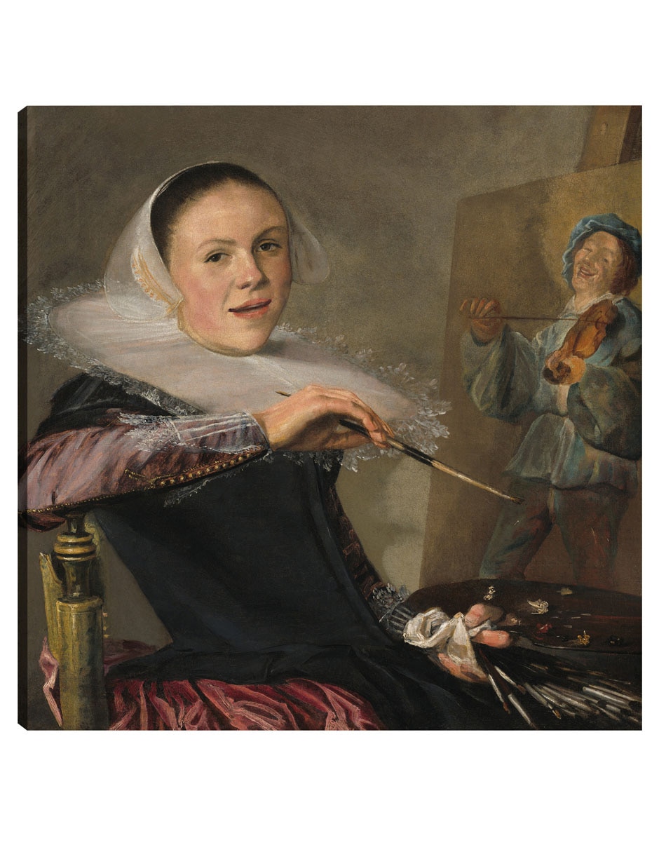 Cuadro decorativo Autorretrato C. 1630 técnica mixta Gente