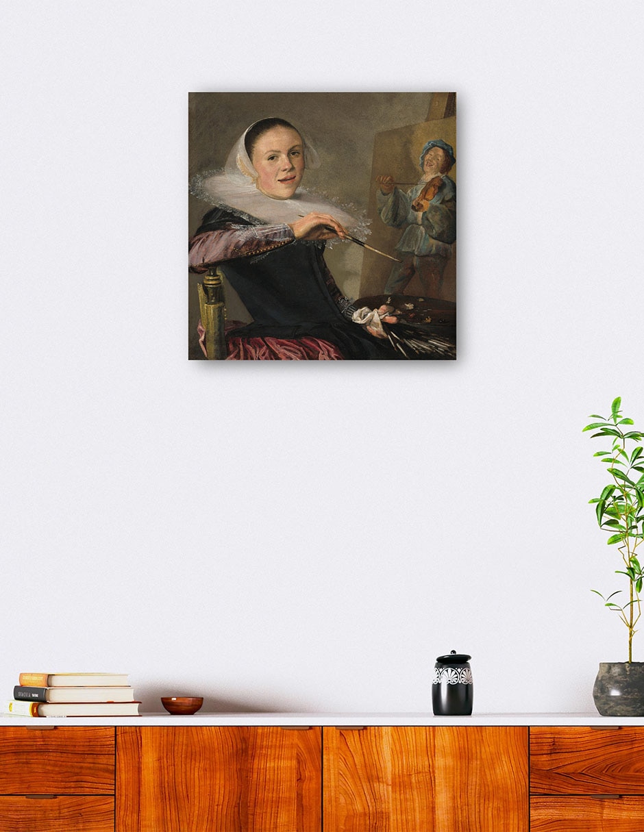 Cuadro decorativo Autorretrato C. 1630 técnica mixta Gente 4