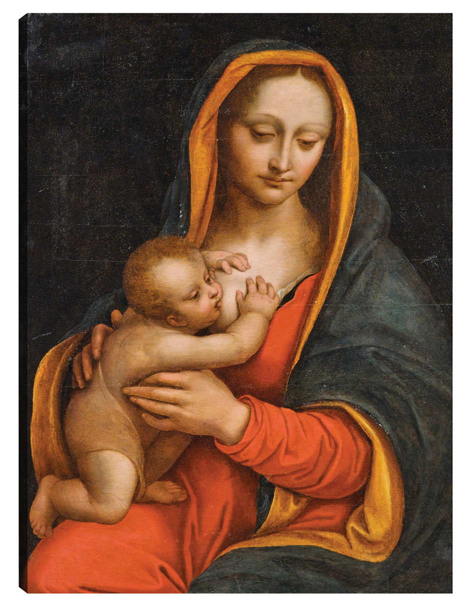 Cuadro decorativo Virgen Y El Niño (Siglo Xvi) técnica mixta Vírgenes Cuadro decorativo Virgen Y El Niño (Siglo Xvi) técnica mixta Vírgenes