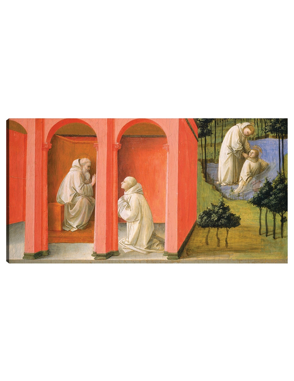 Cuadro decorativo San Benito Ordena A San Mauro Rescatar A San Plácido técnica mixta Figuras Celestiales Cuadro decorativo San Benito Ordena A San Mauro Rescatar A San Plácido técnica mixta Figuras Celestiales