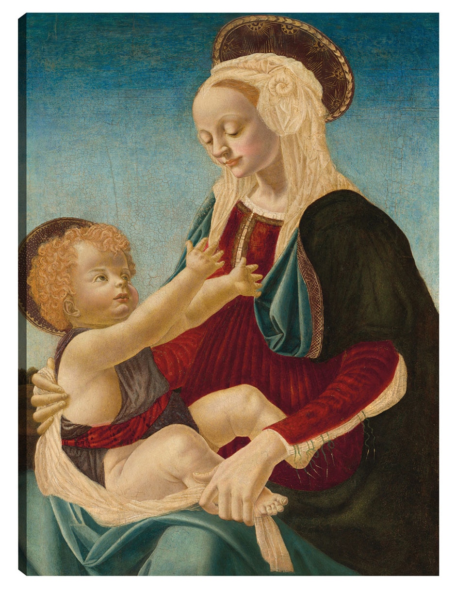 Cuadro decorativo La Virgen y el Niño c. 1470/1480 técnica mixta Vírgenes 1