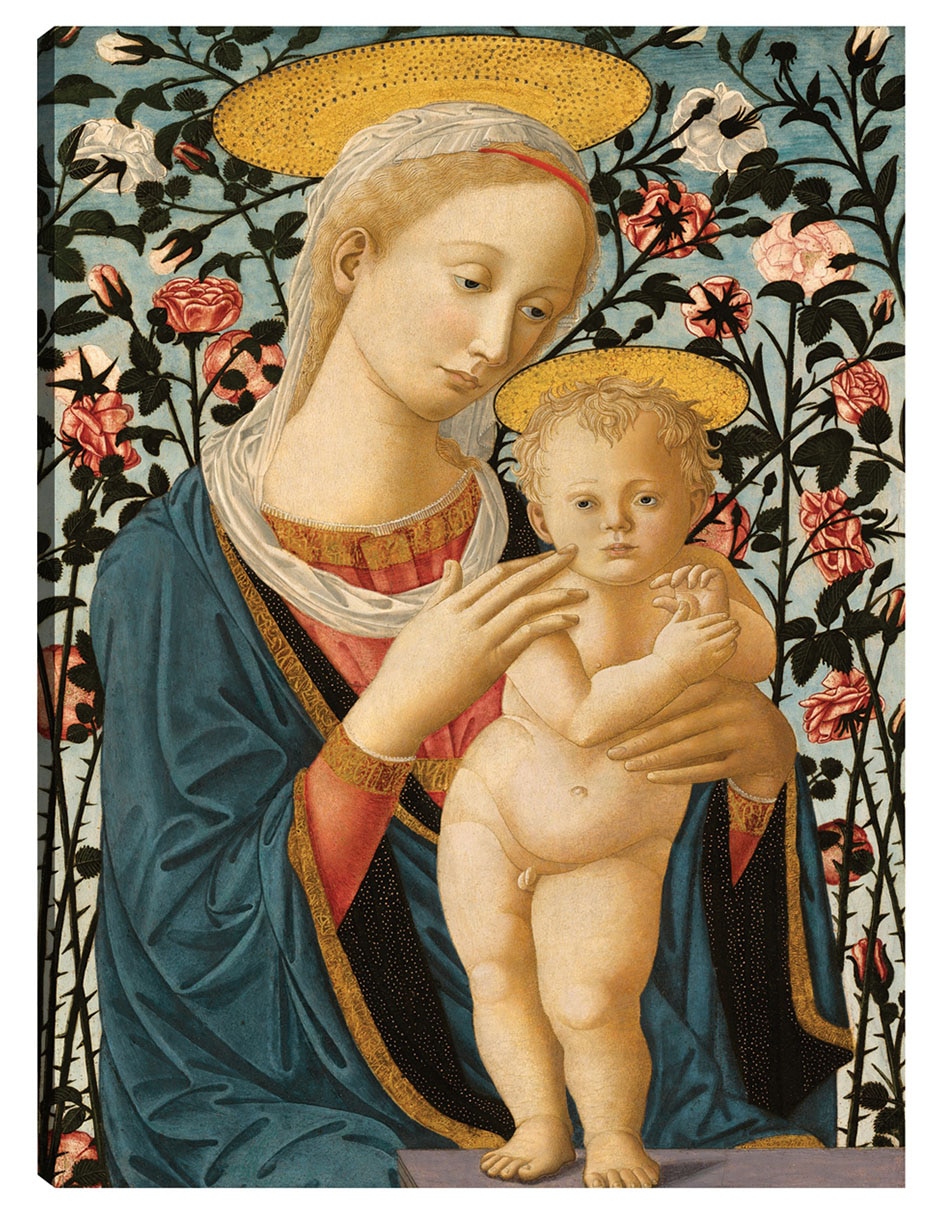 Cuadro decorativo La Virgen Y El Niño C. 1470 técnica mixta Vírgenes Cuadro decorativo La Virgen Y El Niño C. 1470 técnica mixta Vírgenes