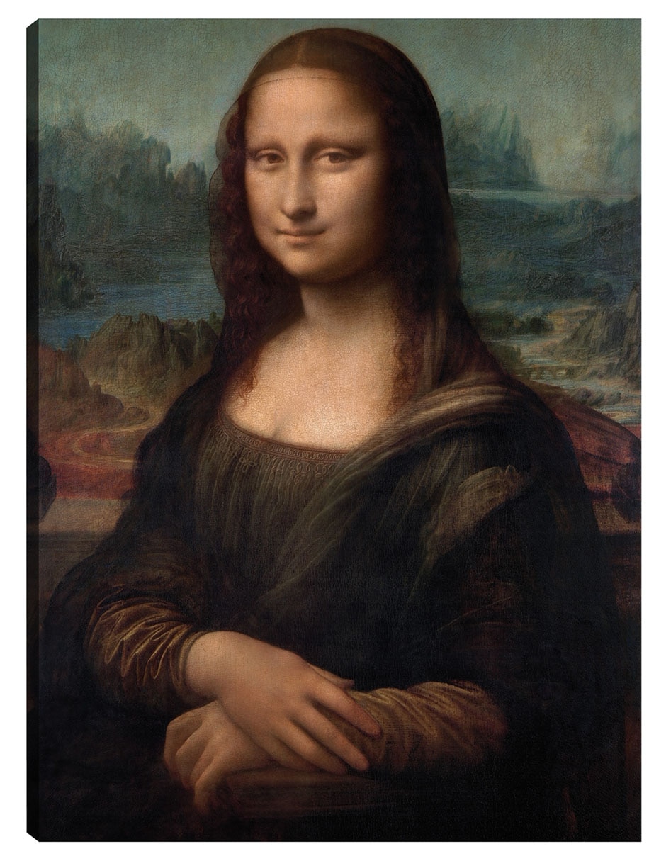 Cuadro decorativo Retrato De Mona Lisa Del Giocondo (1503-1506) técnica mixta Gente