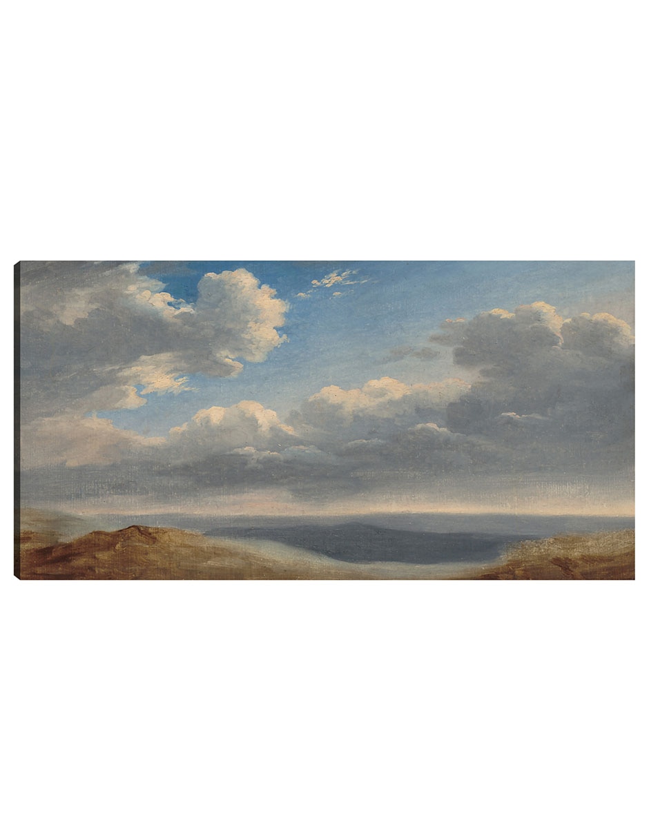 Cuadro decorativo Estudio De Las Nubes Sobre La Campaña Romana técnica mixta Nubes