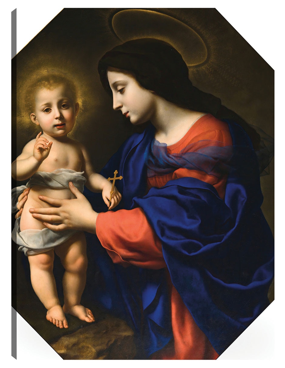 Cuadro decorativo La Virgen Y El Niño (1651) técnica mixta Vírgenes Cuadro decorativo La Virgen Y El Niño (1651) técnica mixta Vírgenes