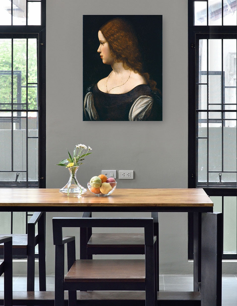 Cuadro decorativo Retrato De Una Señorita, C. 1500 técnica mixta Gente 3