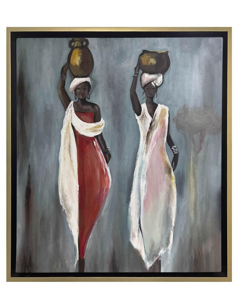 Pintura Dos Joyas técnica acrílico Culture Pintura Dos Joyas técnica acrílico Culture