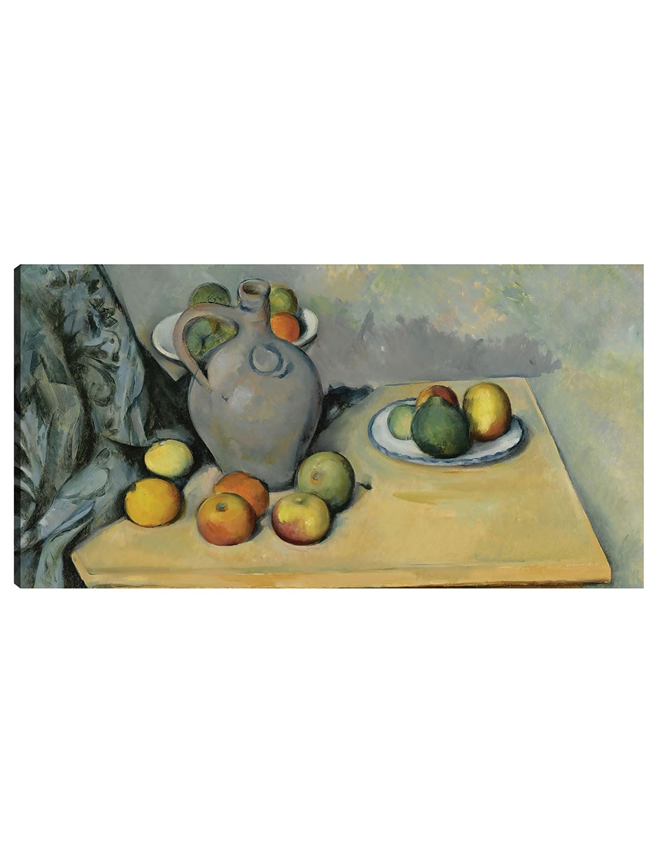 Cuadro decorativo Mesa Pichet Et Fruits Sur Une - Impresión En Lienzo técnica mixta Cómida Cuadro decorativo Mesa Pichet Et Fruits Sur Une - Impresión En Lienzo técnica mixta Cómida