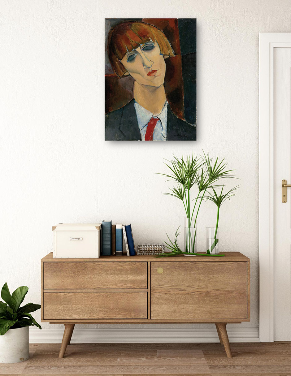 Cuadro decorativo Señora Kisling - Impresión En Lienzo técnica mixta Retratos 3