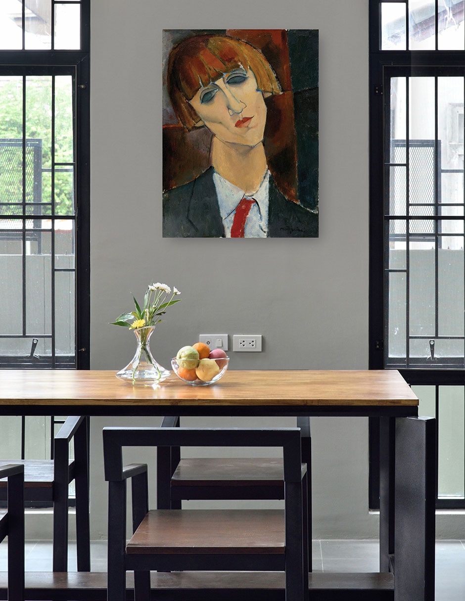 Cuadro decorativo Señora Kisling - Impresión En Lienzo técnica mixta Retratos 4