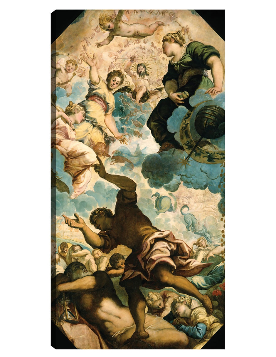 Cuadro decorativo Los Sueños De Los Hombres (Mediados Del Siglo Xvi) - Impresión En Lienzo técnica mixta Ángeles Cuadro decorativo Los Sueños De Los Hombres (Mediados Del Siglo Xvi) - Impresión En Lienzo técnica mixta Ángeles