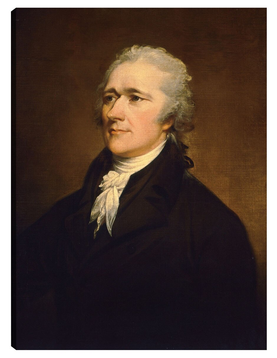 Cuadro decorativo Alejandro Hamilton, C. 1806 - Impresión En Lienzo técnica mixta Retratos