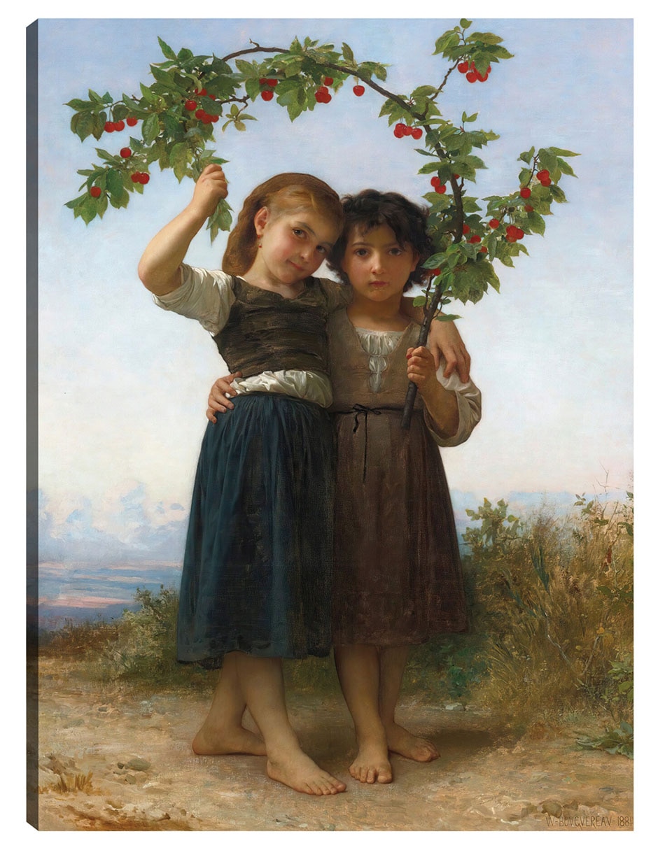Cuadro decorativo La Rama De Cerezo (1881) - Impresión En Lienzo técnica mixta Familia