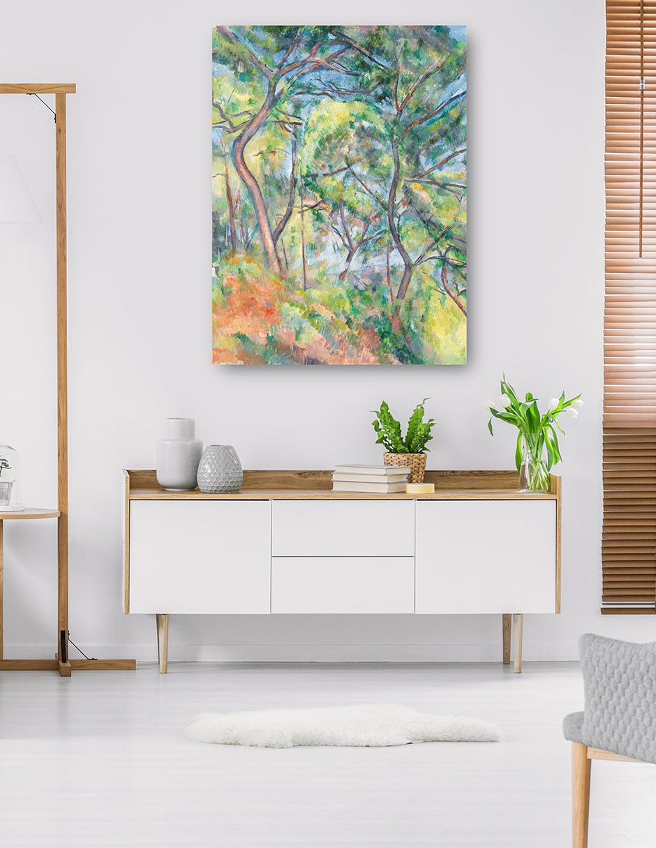 Cuadro decorativo Sous-Bois (Hacia 1894) - Impresión En Lienzo técnica mixta Bosques 5