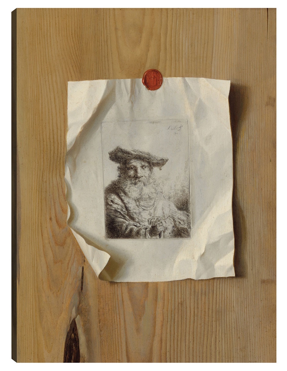 Cuadro decorativo Trampantojo De Un Grabado De Ferdinand Bol, C. 1675 - Impresión En Lienzo técnica mixta Bocetos Cuadro decorativo Trampantojo De Un Grabado De Ferdinand Bol, C. 1675 - Impresión En Lienzo técnica mixta Bocetos