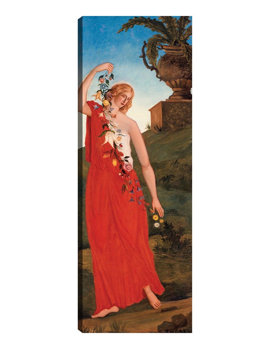 Cuadro decorativo Las Cuatro Estaciones – Le Printemps (1860) - Impresión En Lienzo técnica mixta Retratos