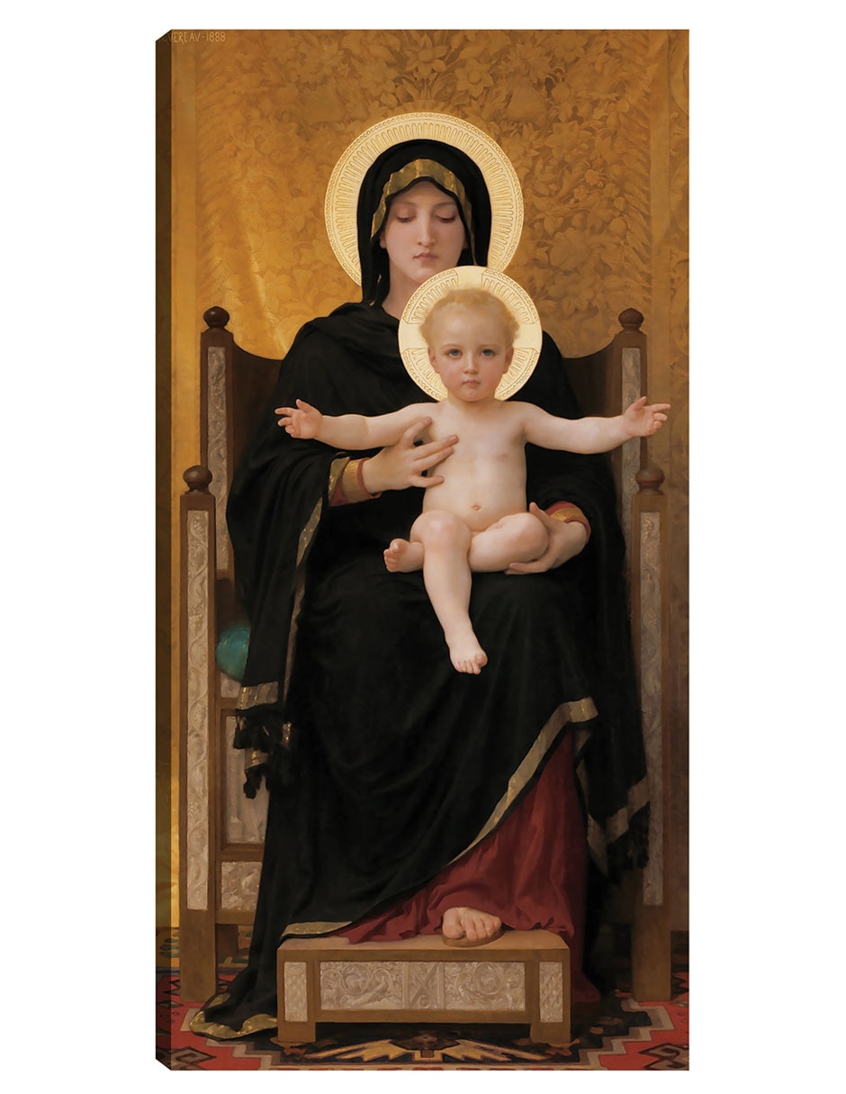 Cuadro decorativo Virgen Y Niño (1888) - Impresión En Lienzo técnica mixta Vírgenes