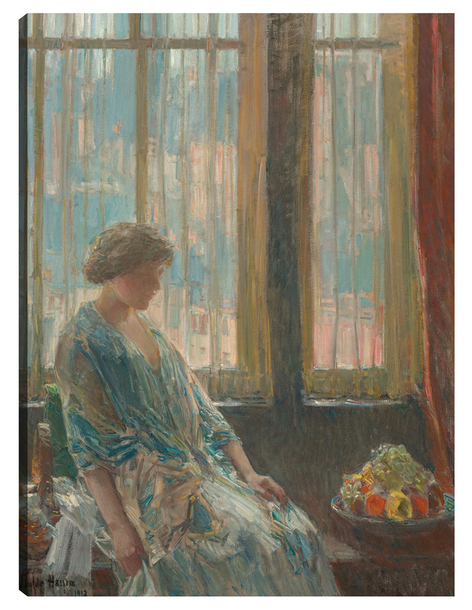 Cuadro decorativo La Ventana De Nueva York, 1912 - Impresión En Lienzo técnica mixta Gente Cuadro decorativo La Ventana De Nueva York, 1912 - Impresión En Lienzo técnica mixta Gente