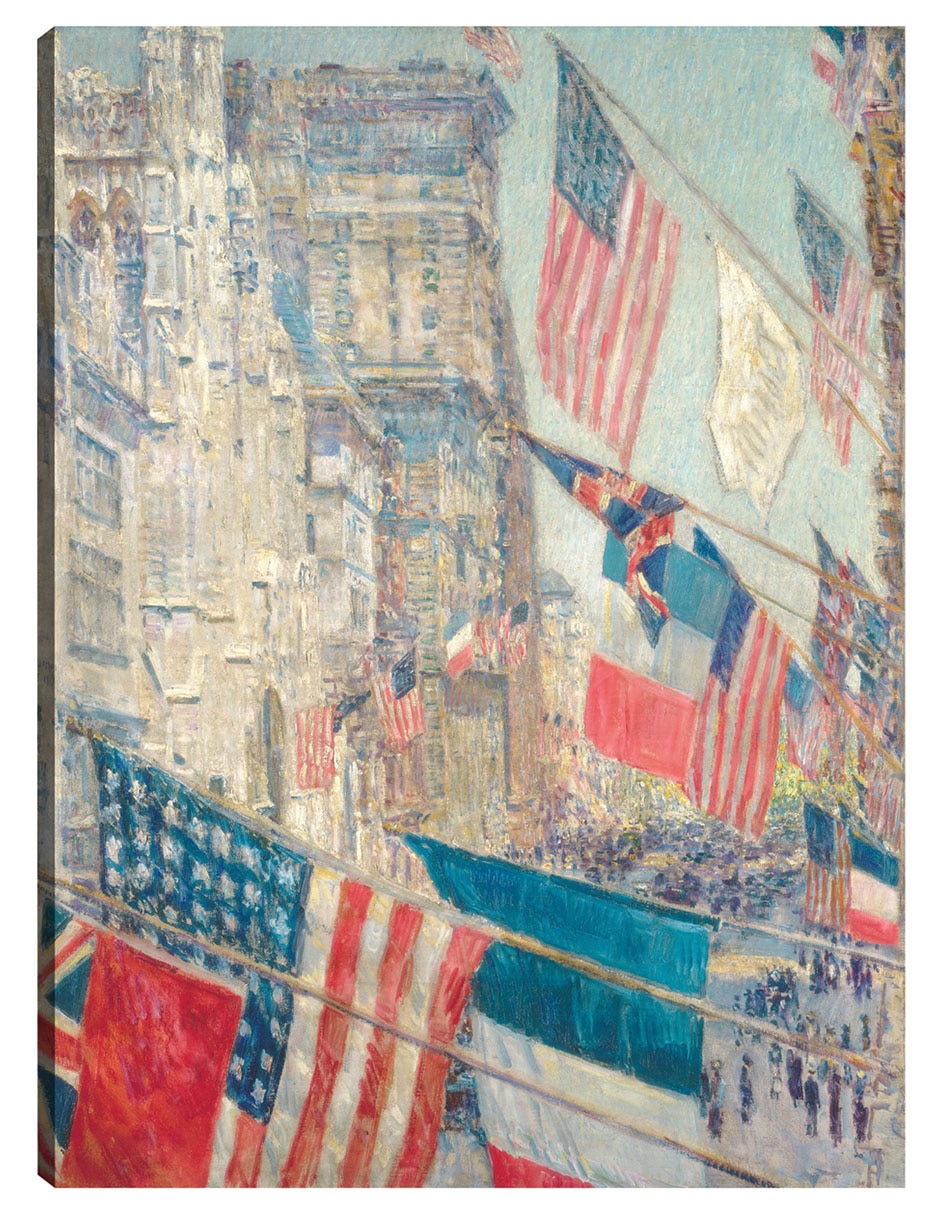 Cuadro decorativo Día De Los Aliados, Mayo De 1917, 1917 - Impresión En Lienzo técnica mixta Patriotismo Cuadro decorativo Día De Los Aliados, Mayo De 1917, 1917 - Impresión En Lienzo técnica mixta Patriotismo