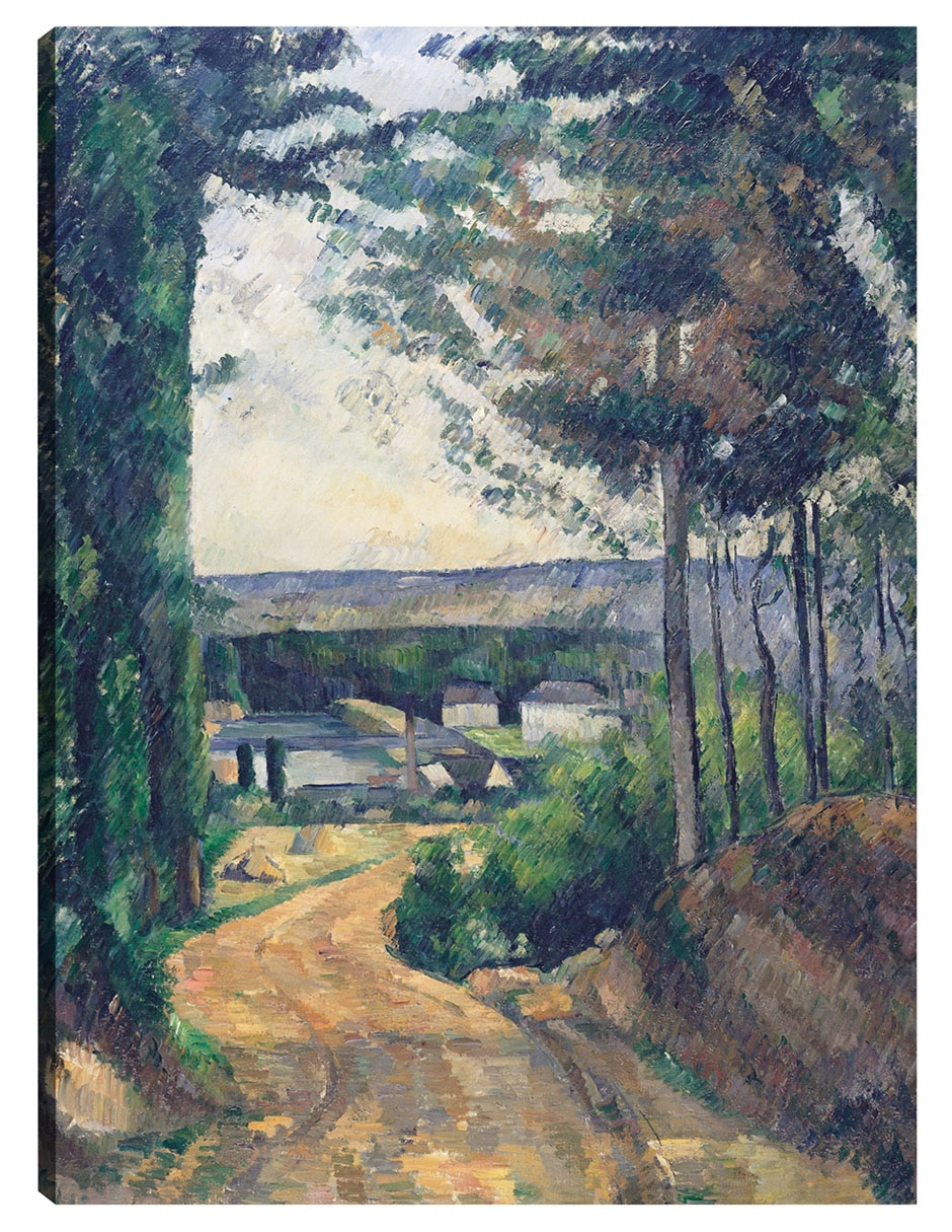 Cuadro decorativo Camino Que Conduce Al Lago (1880) - Impresión En Lienzo técnica mixta Campos Cuadro decorativo Camino Que Conduce Al Lago (1880) - Impresión En Lienzo técnica mixta Campos