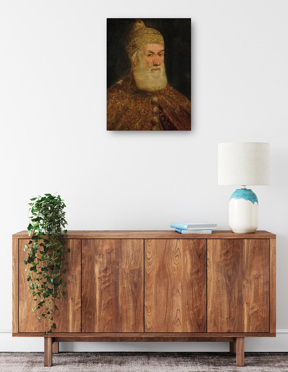 Cuadro decorativo Retrato Del Dux Girolamo Priuli - Impresión En Lienzo técnica mixta Retratos 2
