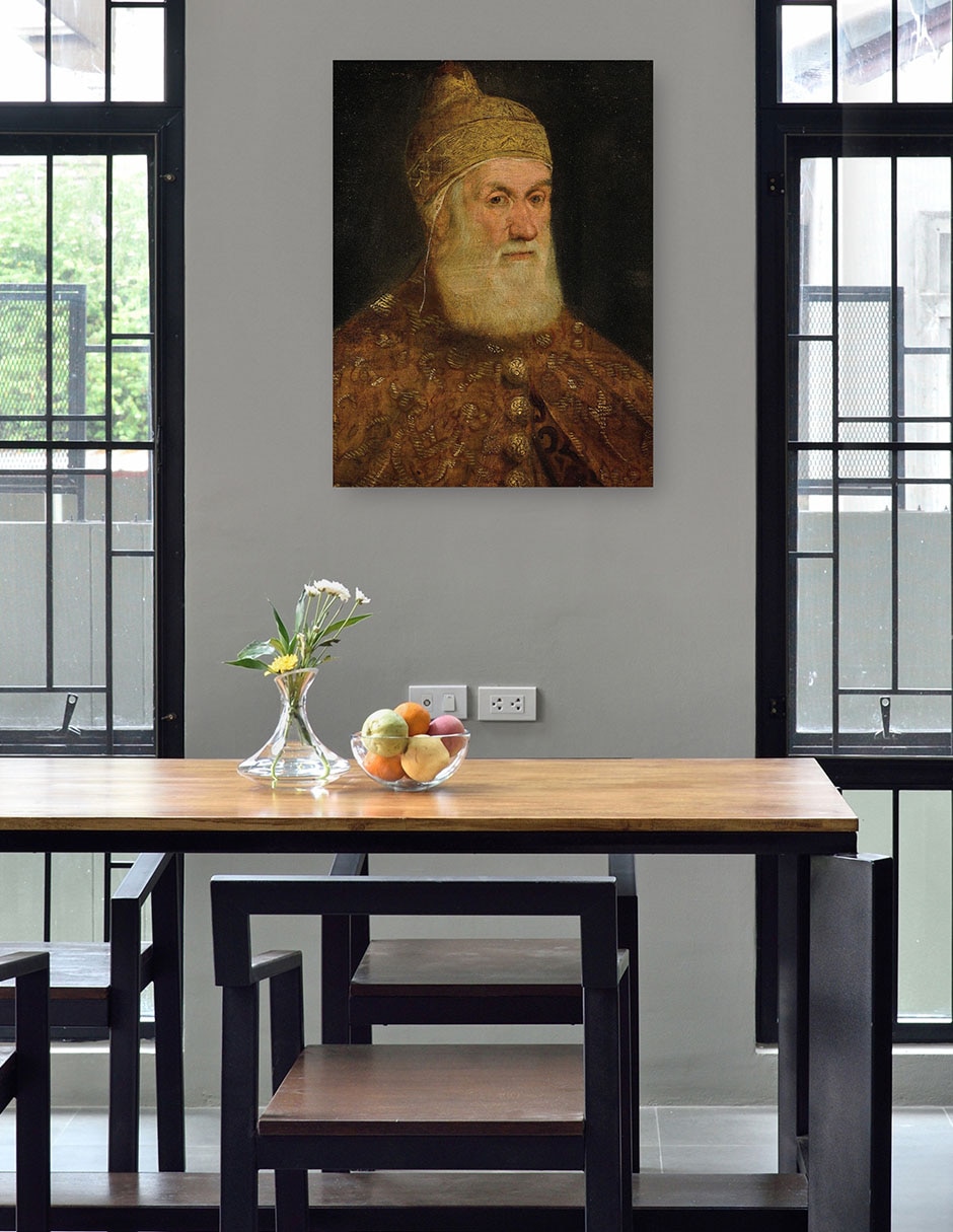 Cuadro decorativo Retrato Del Dux Girolamo Priuli - Impresión En Lienzo técnica mixta Retratos 4