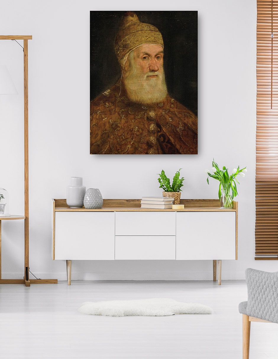 Cuadro decorativo Retrato Del Dux Girolamo Priuli - Impresión En Lienzo técnica mixta Retratos 5