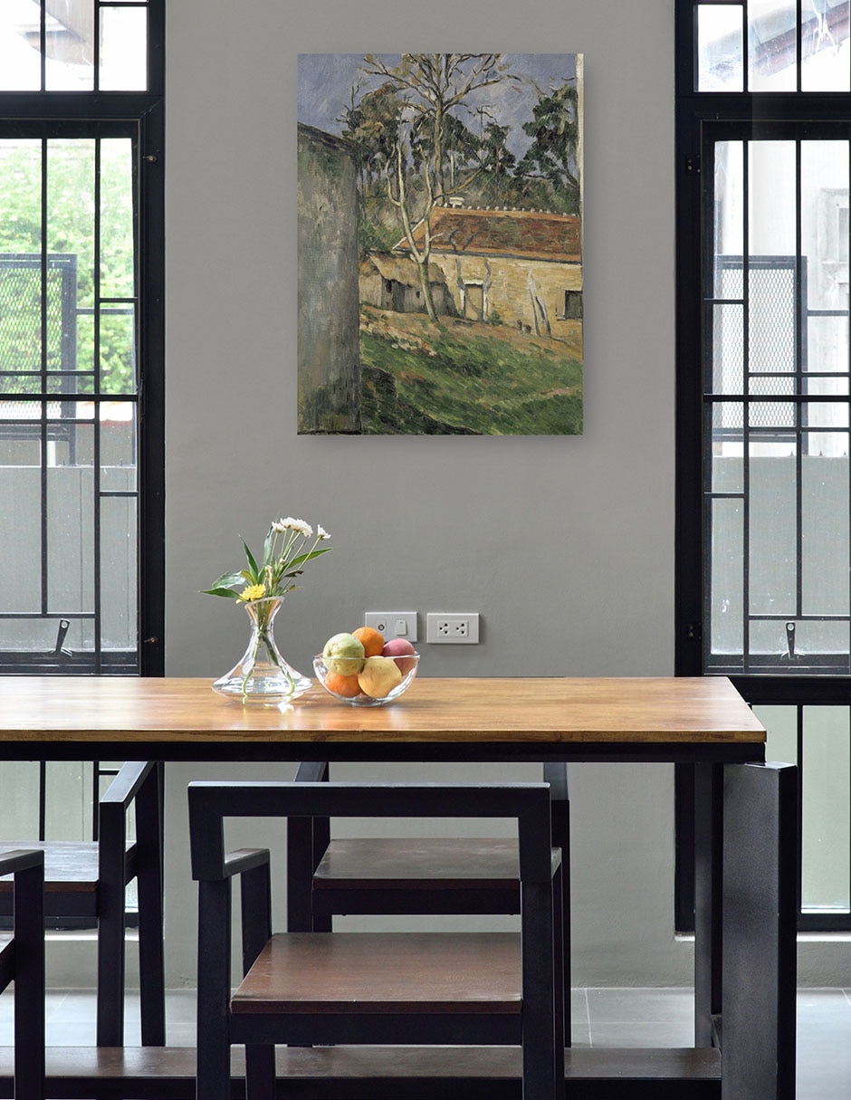 Cuadro decorativo Patio - Impresión En Lienzo técnica mixta Campos 4