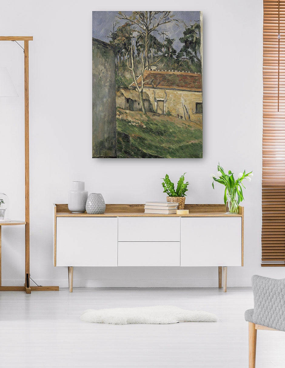 Cuadro decorativo Patio - Impresión En Lienzo técnica mixta Campos 5
