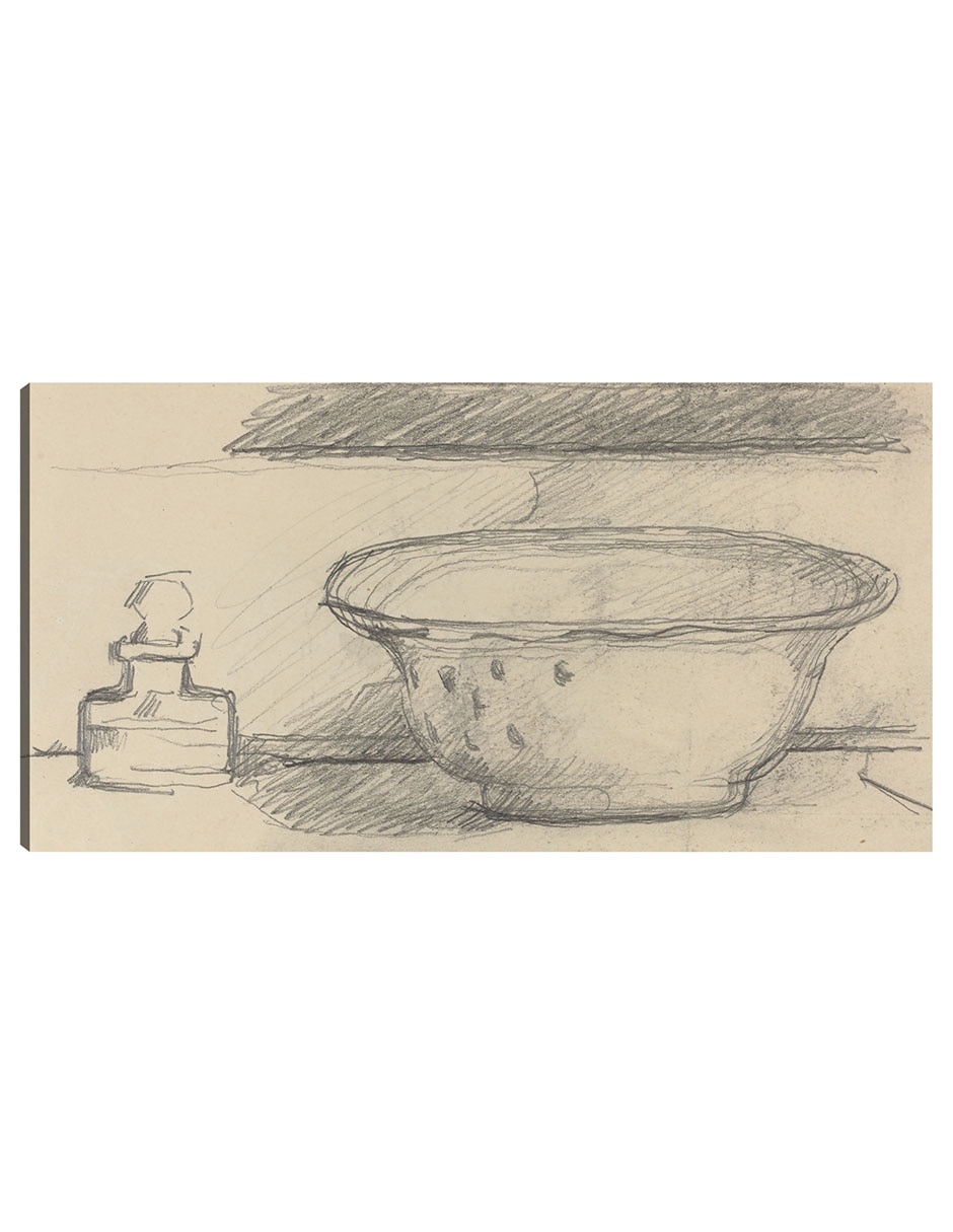 Cuadro decorativo Lavabo Y Frasco Aromático (Anverso) (1877-1881) - Impresión En Lienzo técnica mixta Bocetos