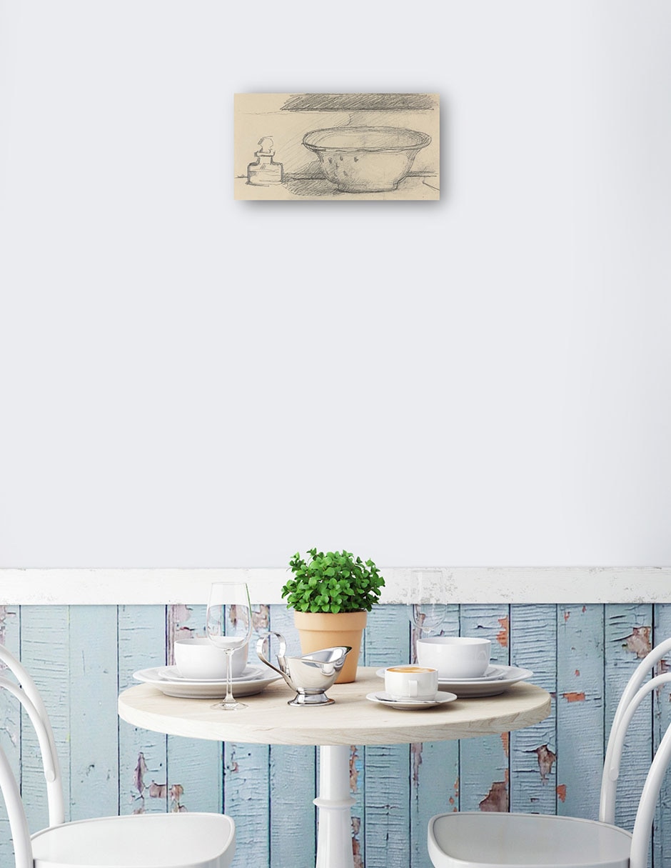 Cuadro decorativo Lavabo Y Frasco Aromático (Anverso) (1877-1881) - Impresión En Lienzo técnica mixta Bocetos 2