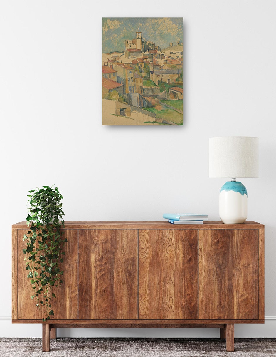 Cuadro decorativo Gardanne (1885-1886) - Impresión En Lienzo técnica mixta Campos 2