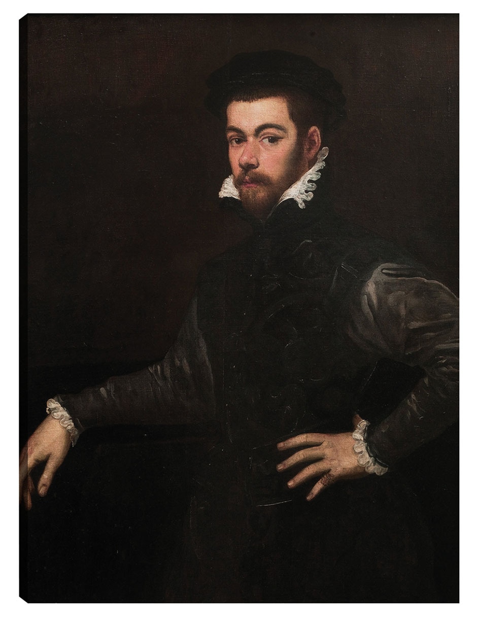 Cuadro decorativo Retrato De Un Caballero (Hacia 1554) - Impresión En Lienzo técnica mixta Retratos Cuadro decorativo Retrato De Un Caballero (Hacia 1554) - Impresión En Lienzo técnica mixta Retratos