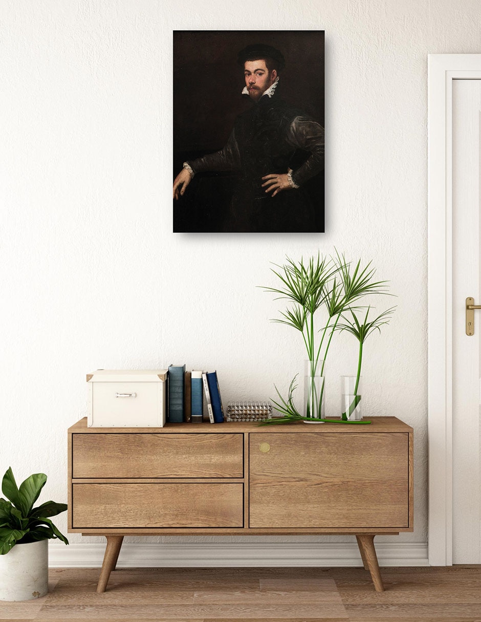 Cuadro decorativo Retrato De Un Caballero (Hacia 1554) - Impresión En Lienzo técnica mixta Retratos 3