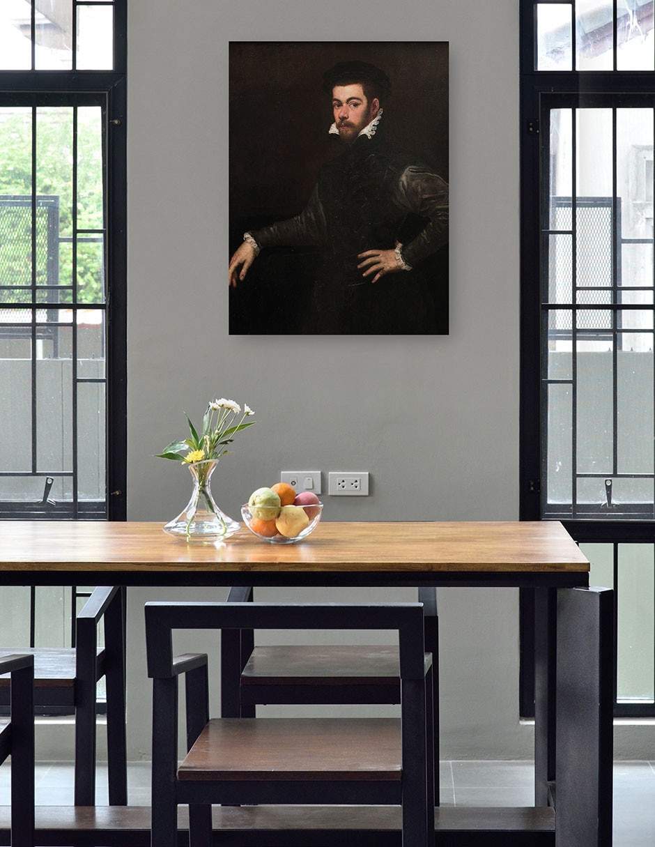 Cuadro decorativo Retrato De Un Caballero (Hacia 1554) - Impresión En Lienzo técnica mixta Retratos 4