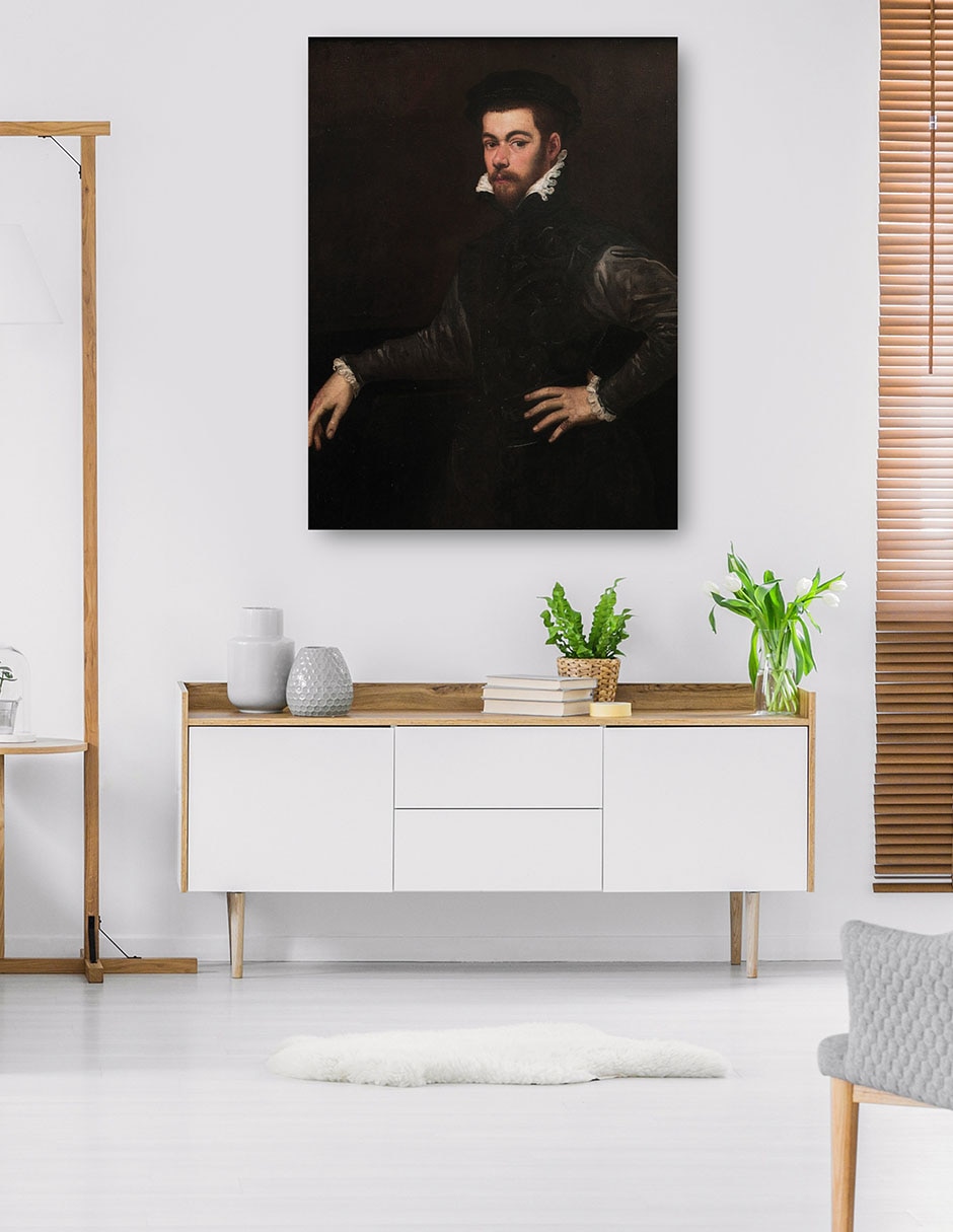 Cuadro decorativo Retrato De Un Caballero (Hacia 1554) - Impresión En Lienzo técnica mixta Retratos 5