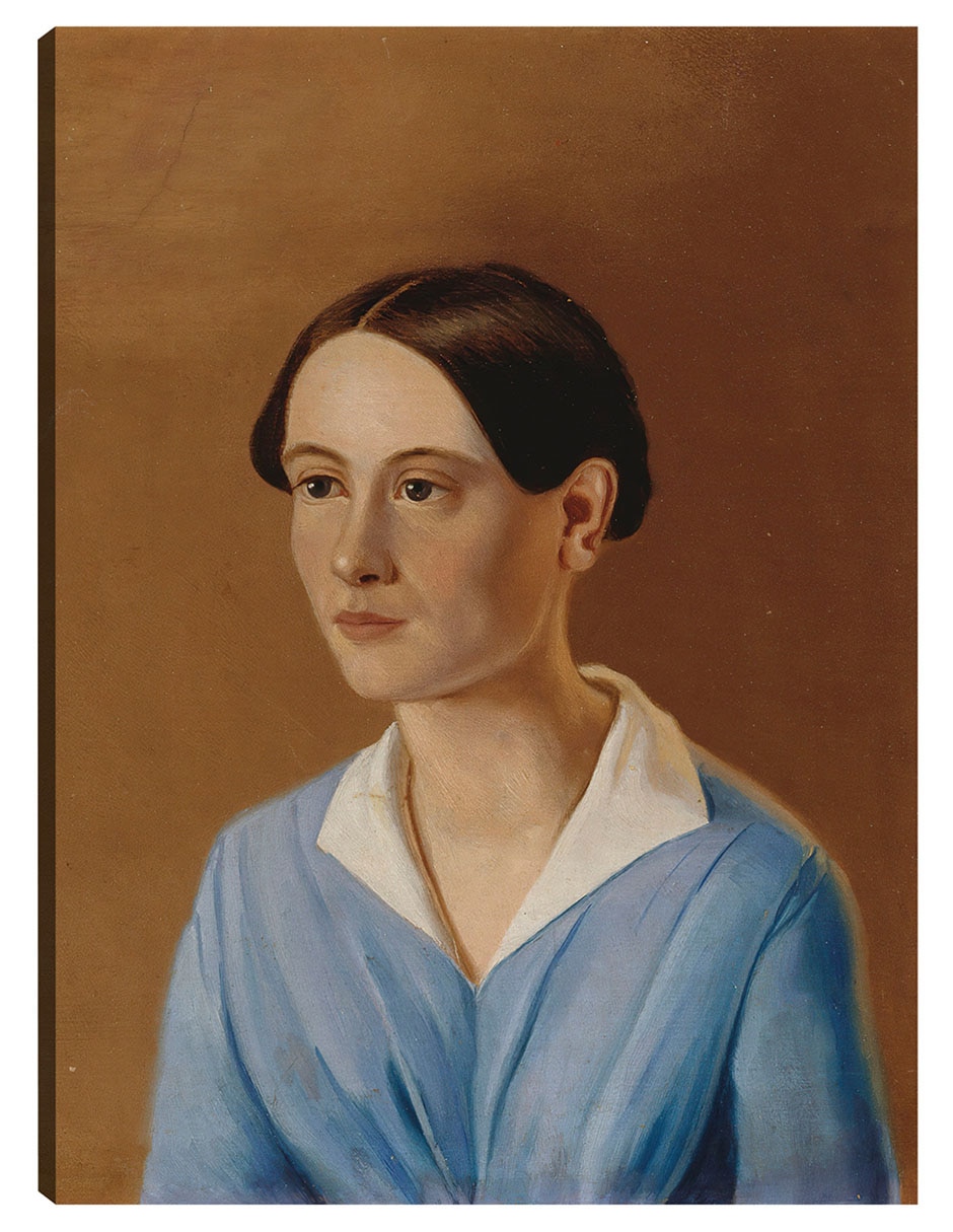Cuadro decorativo Ana María Fabricio (1849) - Impresión En Lienzo técnica mixta Retratos Cuadro decorativo Ana María Fabricio (1849) - Impresión En Lienzo técnica mixta Retratos