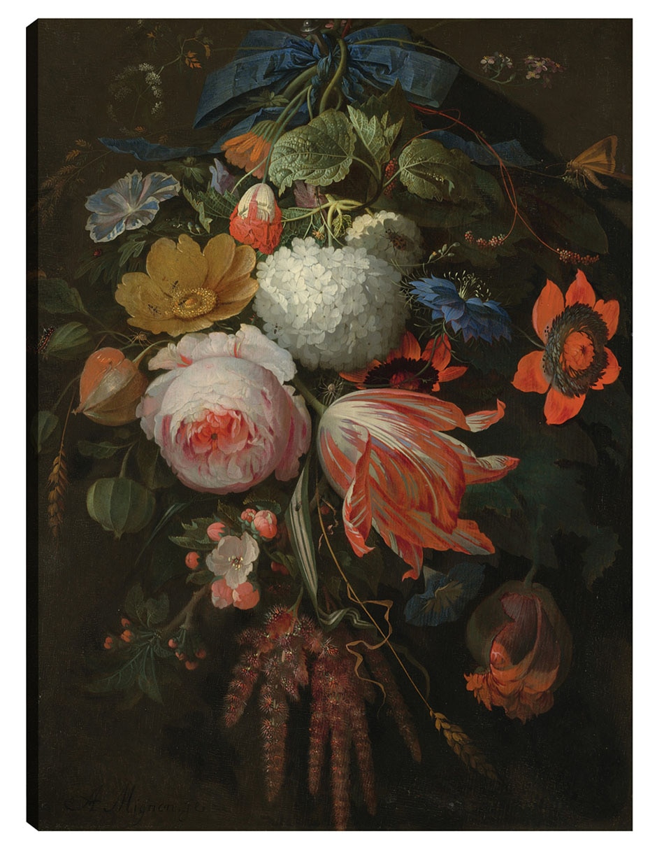 Cuadro decorativo Un Ramo De Flores Colgante - Impresión En Lienzo técnica mixta Ramos