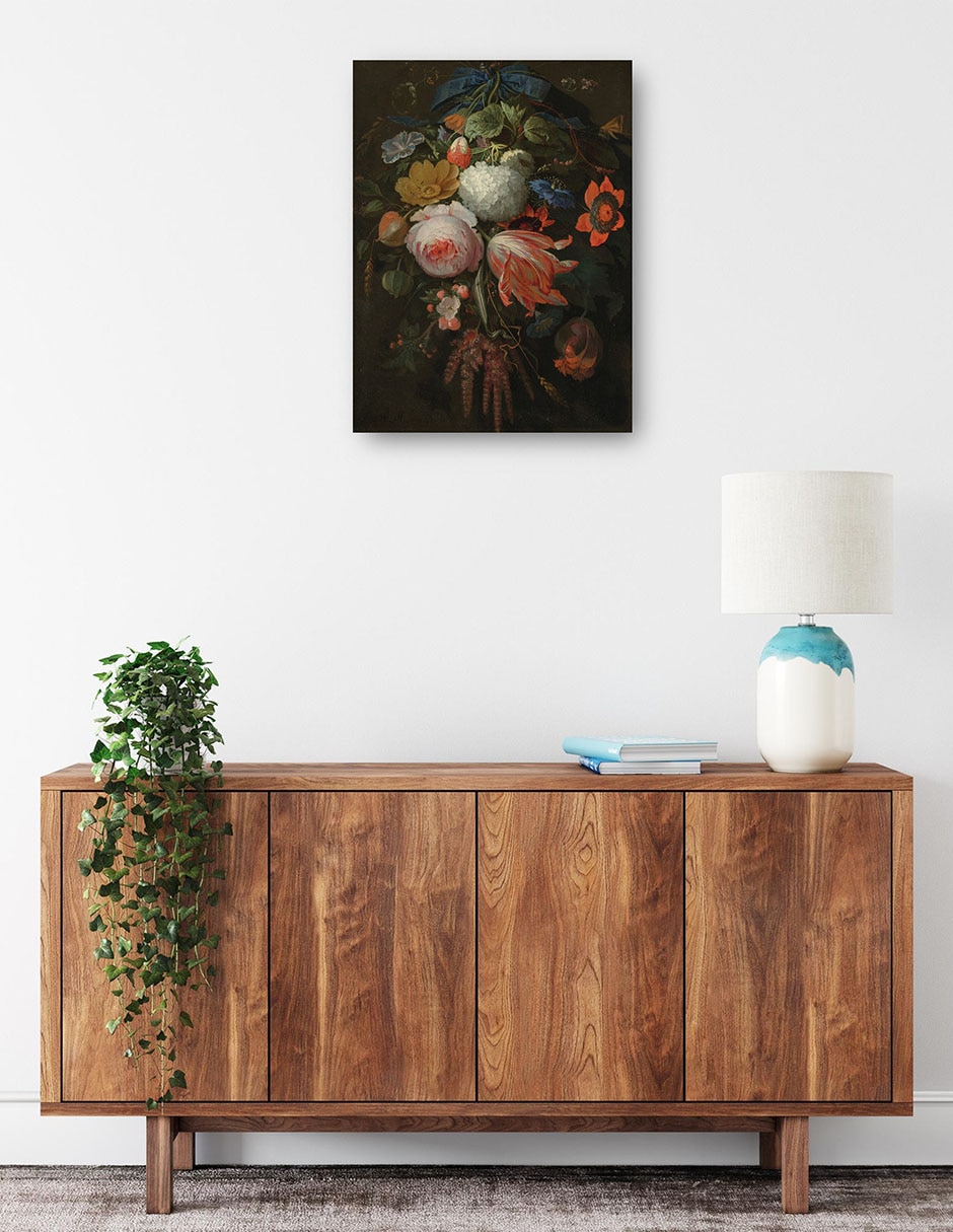 Cuadro decorativo Un Ramo De Flores Colgante - Impresión En Lienzo técnica mixta Ramos 2