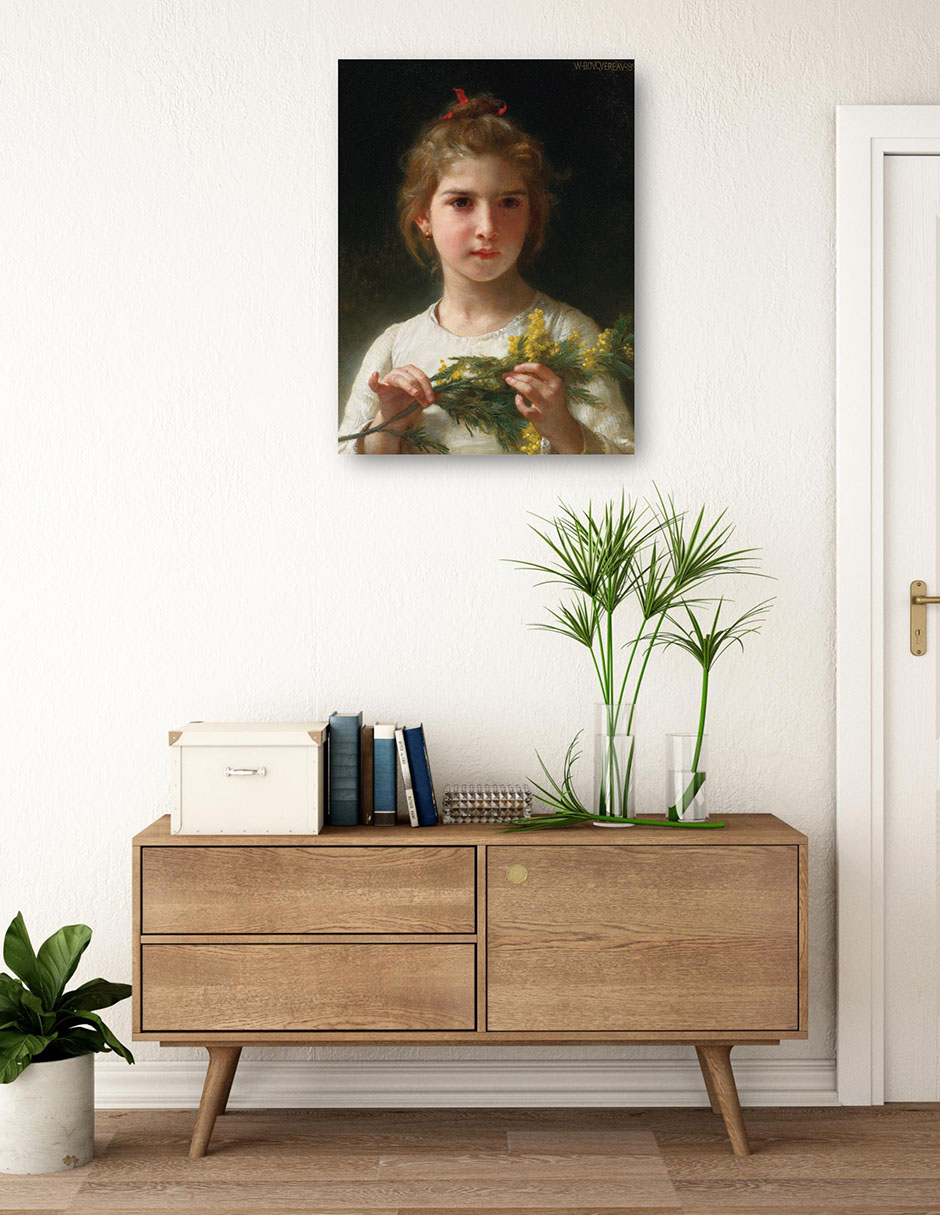 Cuadro decorativo Mimosa (1899) - Impresión En Lienzo técnica mixta Retratos 3