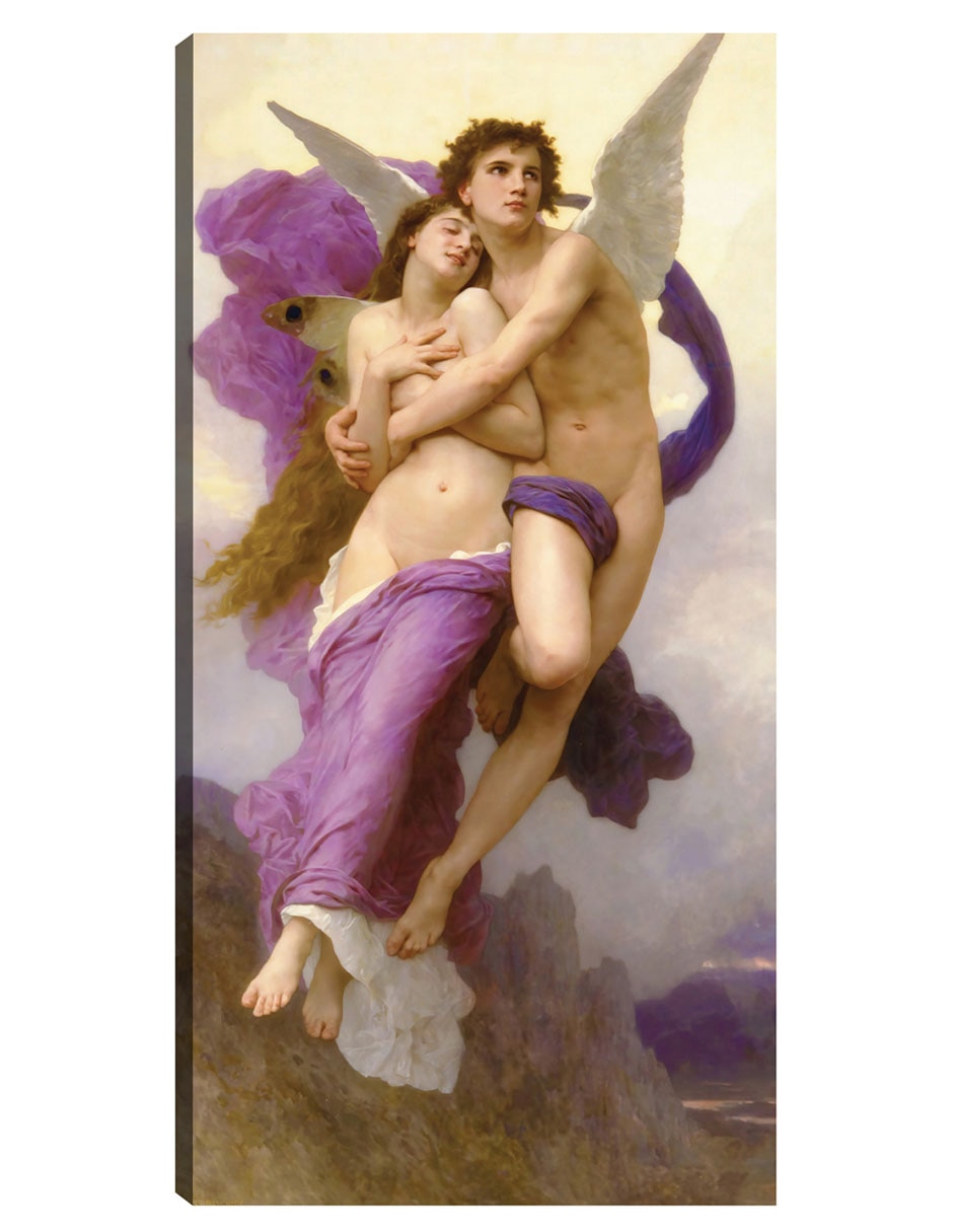Cuadro decorativo El Rapto De Psique (1895) - Impresión En Lienzo técnica mixta Ángeles