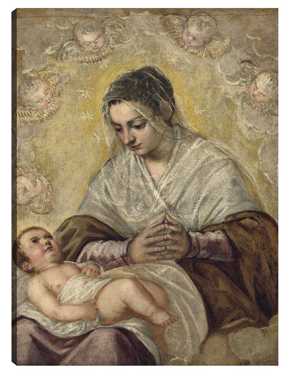 Cuadro decorativo La Virgen De Las Estrellas (C. 1575-1585) - Impresión En Lienzo técnica mixta Vírgenes