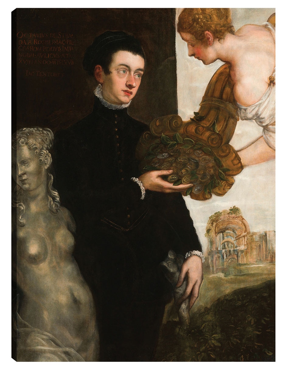 Cuadro decorativo Retrato De Octavio Strada (1567) - Impresión En Lienzo técnica mixta Retratos Cuadro decorativo Retrato De Octavio Strada (1567) - Impresión En Lienzo técnica mixta Retratos