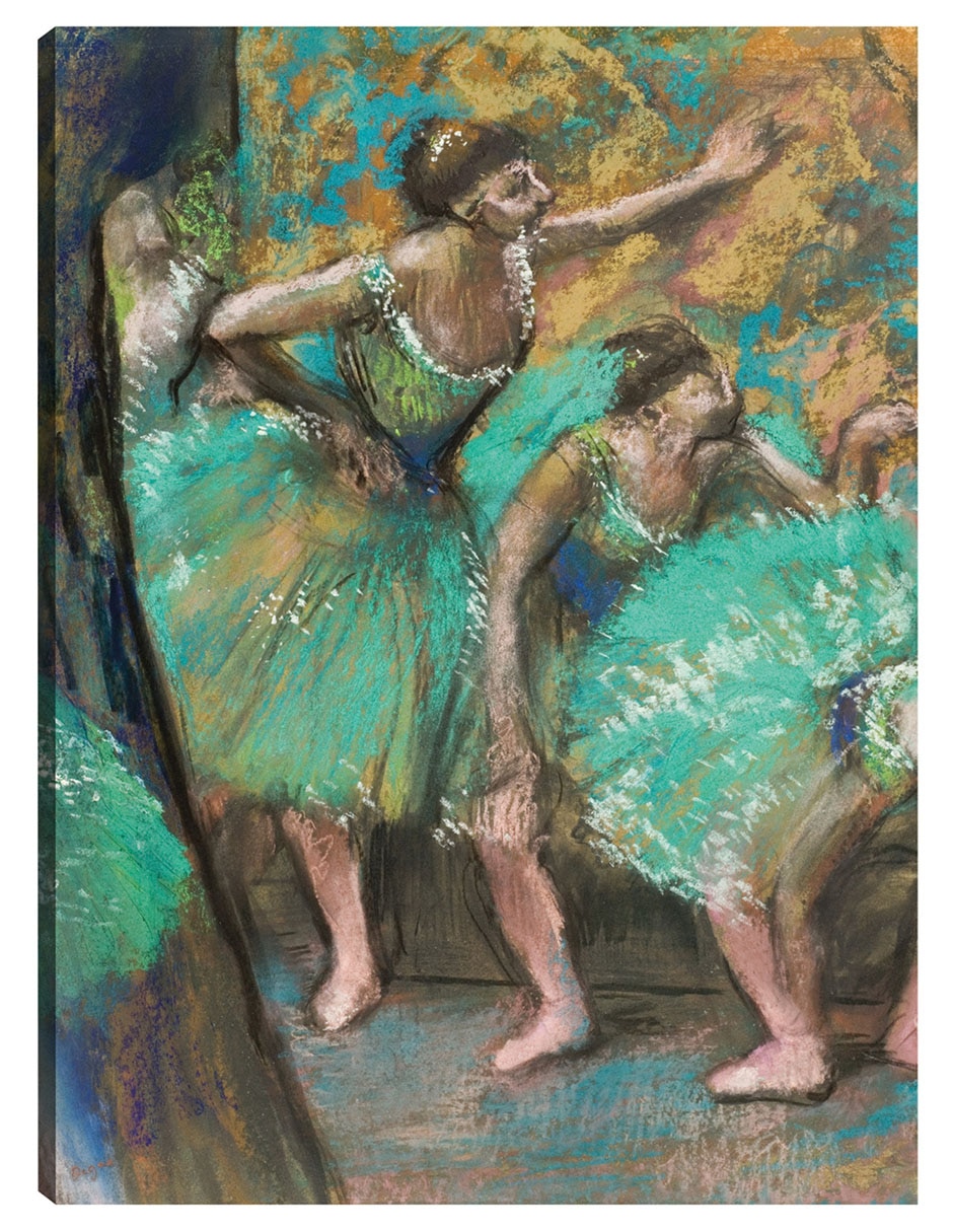 Cuadro decorativo Los Bailarines - Impresión En Lienzo técnica mixta Danza Cuadro decorativo Los Bailarines - Impresión En Lienzo técnica mixta Danza
